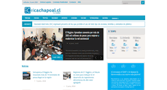 Desktop Screenshot of elcachapoal.cl