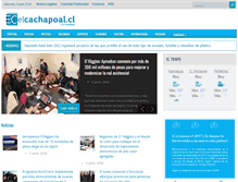 Tablet Screenshot of elcachapoal.cl